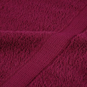 8 pcs Conjunto de toalhas premium SOLUND 600 gsm bordô