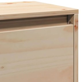 Armário de parede 100x30x35 cm madeira de pinho maciça