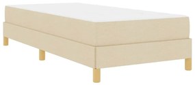 Cama Box Creme, Marrom 90 x 190 cm