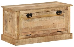 vidaXL Banco sapateira 85x40x45 cm madeira de mangueira maciça
