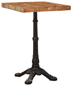 vidaXL Mesa de esplanada Castanho Madeira Reforçada Sólida