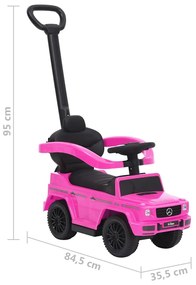 Carro infantil de empurrar Mercedes-Benz G63 rosa