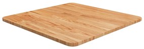 vidaXL Tampo mesa quadrado 50x50x1,5cm carvalho tratado castanho-claro