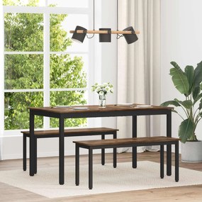 vidaXL Mesas de jantar METAL