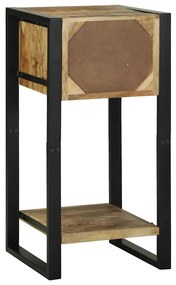 Suporte para Telefone 40x40x80 cm Madeira de Mangueira Sólida e Rústic