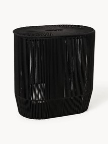 Cesto duplo para roupa suja em corda tecido à mão Gabe