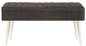 **** Conjunto de Mesa de Jantar Extensível e Cadeiras Vina – Branco e