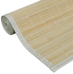 Tapete de bambu 100x160 cm natural