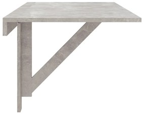 Mesa de parede dobrável derivados de madeira cinza cimento