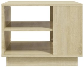 Mesa de centro 55x55x43 cm derivados de madeira carvalho sonoma