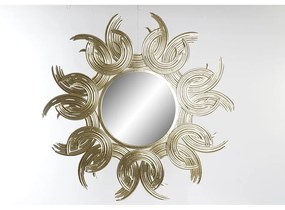 Espelho de Parede Dkd Home Decor Espelho Dourado Metal (96.5 X 3.8 X 96 cm)
