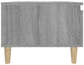Mesa de apoio 50x46x35 cm derivados de madeira cinzento sonoma