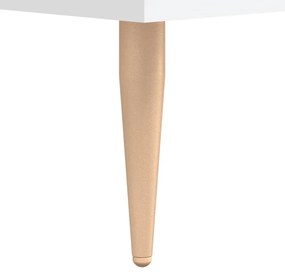 Mesa de centro 102x50x40 cm madeira processada branco