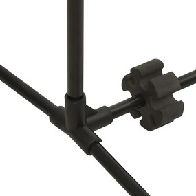 Rede de badmínton ajustável 300x103x94-158 cm metal
