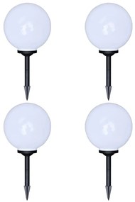 vidaXL Candeeiros de exterior 4 pcs LED 30 cm com estacas de enterrar