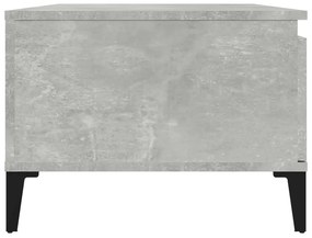 Mesa de centro 90x50x36,5 cm derivados madeira cinzento cimento