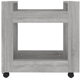 Trólei secretária 60x45x60 cm derivados madeira sonoma cinza