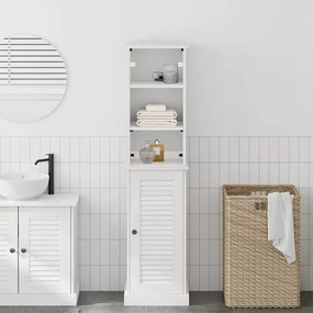 vidaXL Conjunto de Móveis para Banheiro 2 pcs Marrom e Branco