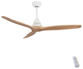 Ventoinha de teto EnergySilence Aero 590 65 W e 52’’ com luz LED, comando à distância, 3 velocidades, 3 pás