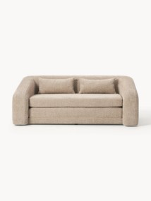 Sofá-cama em teddy-bouclé Eliot (2 lugares)