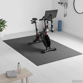 vidaXL Tapete de Proteção para Esportes Preto 183 x 122 x 0,6 cm PVC