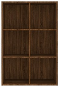 Estante/aparador 66x30x98cm derivados madeira carvalho castanho