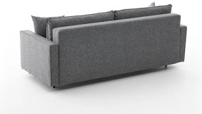 Sofá de 3 Lugares Eva – Cinzento – 210 cm x 82 cm x 90 cm