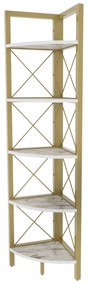 Estante Remo – Dourada – 30,5 cm x 33 cm x 160 cm
