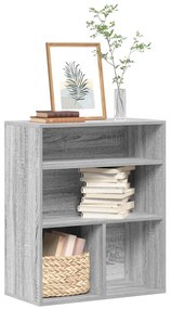 vidaXL Estante cinzento sonoma 60x30x71,5 cm derivados de madeira
