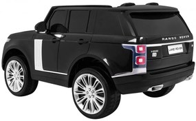 Carro elétrico para Crianças 2 Lugares Range Rover HSE 2x12V 4x4 Rodas Espuma EVA, assento couro ecológico Preto