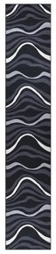 vidaXL Tapete/passadeira 80x500 cm preto