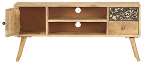Móvel de TV 100x30x45 cm madeira de mangueira maciça