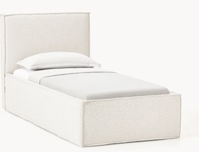 Cama de solteiro estofada em bouclé Dream