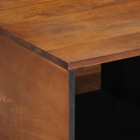 Mesa de Centro 80x50x40 cm Madeira Sólida de Mangueira