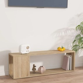 Móvel de TV 100x24x32 cm derivados de madeira carvalho sonoma