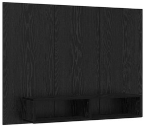 Gabinete de TV de Parede Carvalho Preto 120 x 23.5 x 90 cm