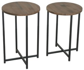 Mesa de Centro Neta – Nogueira – Medidas Grandes: Largura: 35 cm Altur
