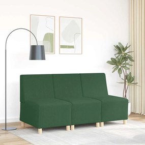 Poltrona sem braços 55 cm tecido corduroy verde selva