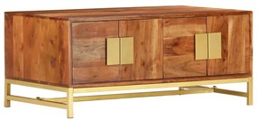 vidaXL Mesa de centro 90x55x40 cm madeira de acácia maciça