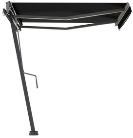 Toldo retrátil manual independente 350x250 cm antracite