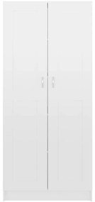 Estante 82,5x30,5x185,5cm derivados de madeira branco brilhante
