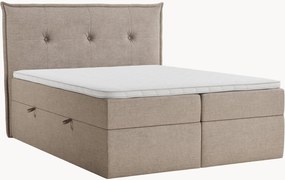 Cama divã em chenille artesanal com arrumação Aussie, H3
