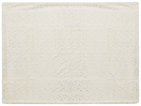 Cobertor creme e dourado 130 x 180 cm ALAZEYA Beliani