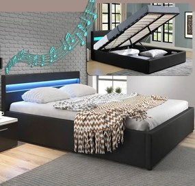 Cama Hidráulica com Arrumação e Sistema de Som "Barry" - 180x200 cm -