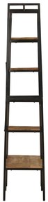 Roupeiro com prateleiras 90x40x190 cm mangueira maciça/ferro