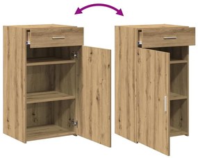 Sideboard vidaXL Artisan Carvalho 30x42,5x93 cm Madeira engenheirada
