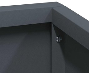 Vasos e Plantadeiras Antracite Plástico Grande