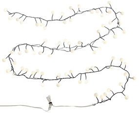 Cordão de luzes de Natal verde com 70 LEDs brancos 3,5m IP20 - Dasher