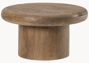 Mesa de centro redonda em madeira de manga Lopez