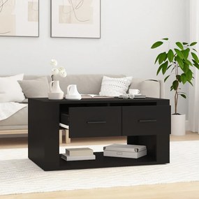 Mesa de centro 80x50x40 cm derivados de madeira preto